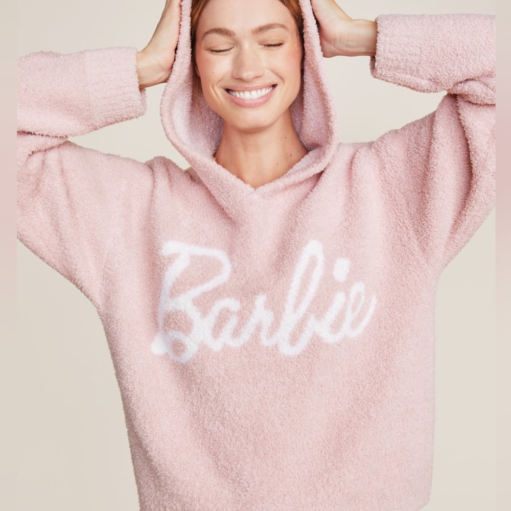 Like New Barefoot Dreams Barbie Hoodie